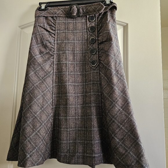 Nanette Lepore Dresses & Skirts - Nanette Lepore Brown Wool Skirt Size 0